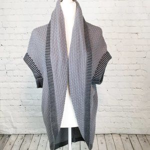 Forever 21 Gray Knit Poncho- Size M(US)